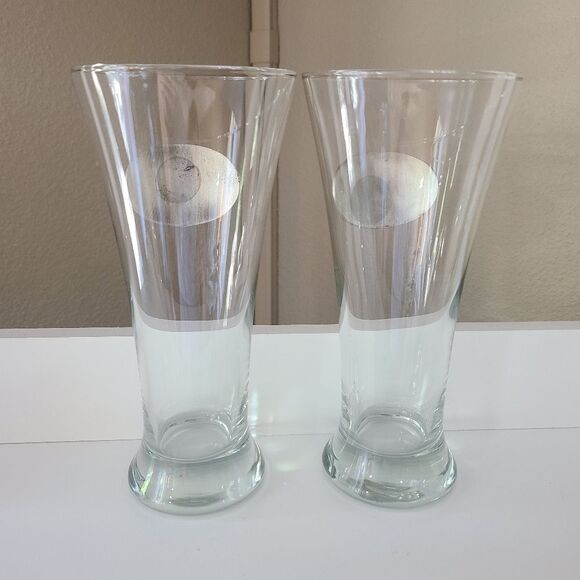 nfl dallas cowboys americas team set  of 2 16 ounce pilsner beer glasses gifting - Picture 3 of 3